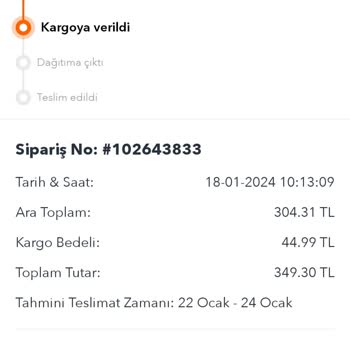 Modanisa Kargo Ulaşmadı 7 Gündür Bekliyorum