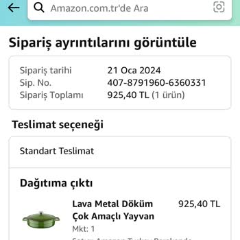 Amazon.com Ve AGT Kargo Şikayet