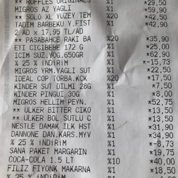 Migros Hellim Peyniri Eridi.