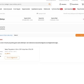 Trendyol İadesi Onaylanan Ürünün Parasını Göndermiyor