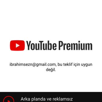 Turkcell'in Verdiği Youtube.com Premium Hesap İçin Uygun Değil Diyor