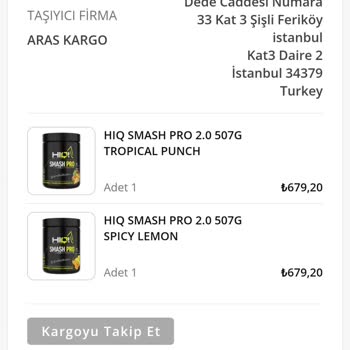 HIQ Nutrition Hiq Dan Aldığım Smash Pro Çıkan Problem Markanın Arkasında Durmaması