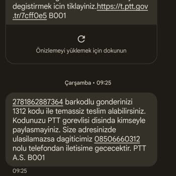 PTT Kargo Dağıtımda Geciken Kargo Teslimatı İle İlgili Şikayet