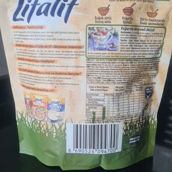 Eti Gıda Eti Lifalif Müsli Paketinden Çıkan Cam Parçası Problemi