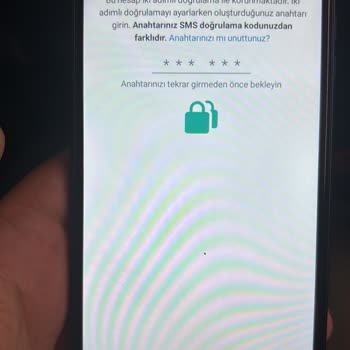 WhatsApp 2 Adımlı Doğrulama Anahtarı