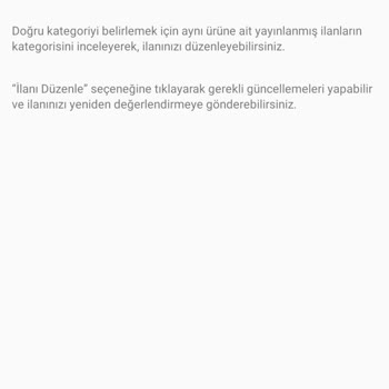 Sahibinden Ürün Askıya Alındı