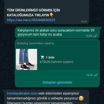 Trendayakkabin.com Ürün Değişiminde Yaşanan Sorunlar