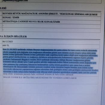 Boyner Mağaza Hizmetinde Büyük Hayal Kırıklığı