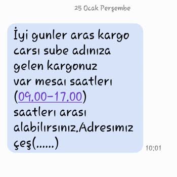 Aras Kargo Ücreti Alınmış Olmasına Rağmen Adrese Teslim Edilmeyen Kargo