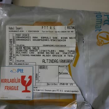 PTT Kargo Teslimat Edilmeyen Malzeme