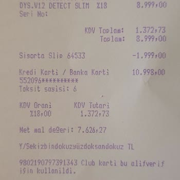 Dyson Garanti Sözleşmesi'ne Uymuyor.