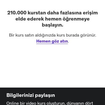 Udemy Kurs İadesi Yapılmadı