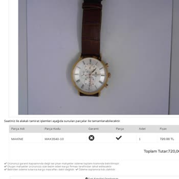 Saat & Saat Haksız Kazanç Servis Ücreti