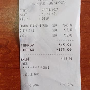 Köfteci Yusuf Da Döner Menü Yedik Pişman Olduk.