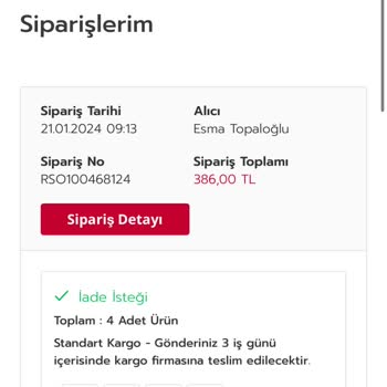 Rossmann Müşteri Hizmetleri İade İçin İlgilenmiyor