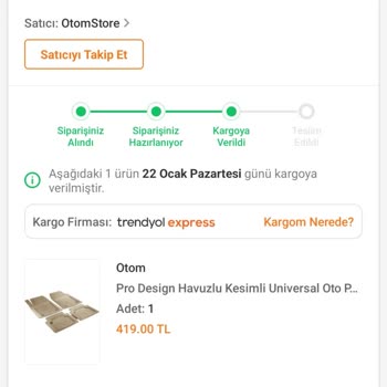 Trendyol Express İle Geciken Kargo