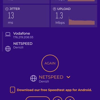 Vodafone İnternet Şebekesi Çekmiyor
