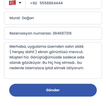 Tatilbudur.com Şikayet Rezervasyon Problemi