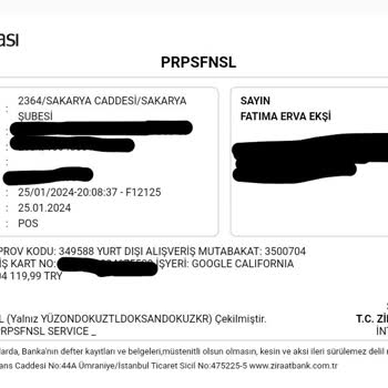 Ziraat Bankası Genç Kart Hesabımdan Benden Habersiz Para Çekimi Oldu.