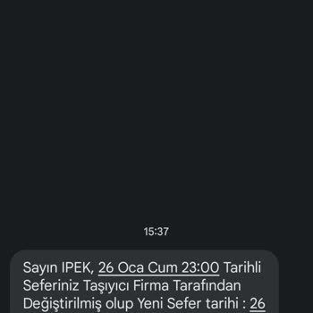 Lüks Adana Koltuk Numarası Değişikliğiyle İlgili Mağduriyet