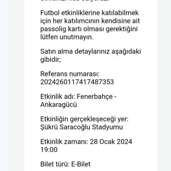 Banabilet.com Maç Bileti İçin Yazıyorum