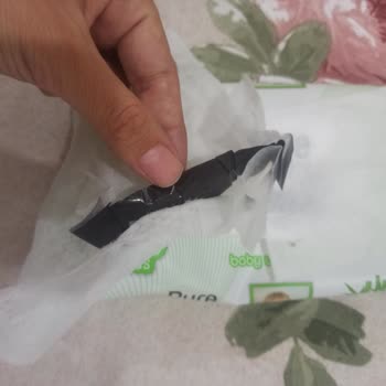 Purebaby Organic Siyah Koli Bantlı Islak Mendil