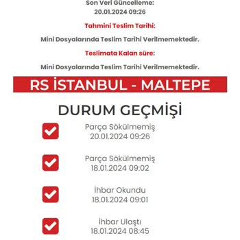 RS Servis Aracımı Yapmıyor Ve Ulaşılmıyor