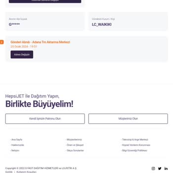Hepsijet Kargoyu Başka Şehre Gönderdi