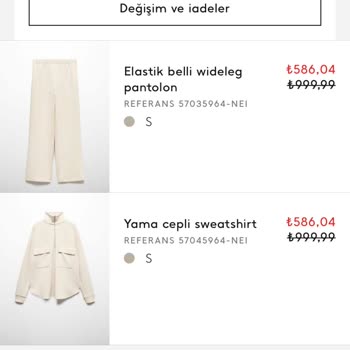 Mango Ürün Kalite Şikayeti