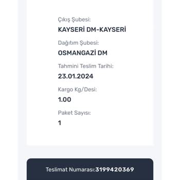 Sendeo Kargo Kargomu Kaybetti Fiziki Olarak Yok Diyor!