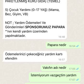 Miraç Vakfı Yardım İstemiyorum Asla