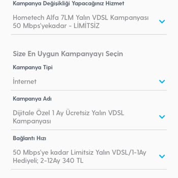 Superonline Fahiş Tarife Değişikliği Israrı