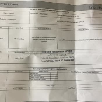 Trendyol'dan Defolu Ürün