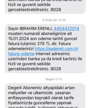 Sadenet Geri Dönüş Yap Abonelik İptal