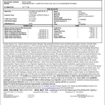 Doğa Sigorta Sigorta Beklentim Karşılanmadı