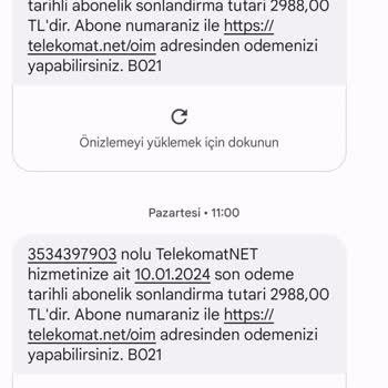 Telekomat.net Abone Fesih Faturası
