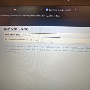 Linkedin Hesabımdan 119 TL Para Çekti. Ne İçin Çektiği Belli Değil.