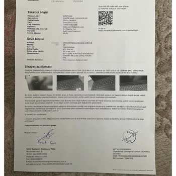 HP Yetkili Servis İade Sorunu