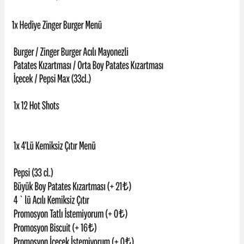 KFC Müşteri Hizmetleri Katiyen Açmıyor