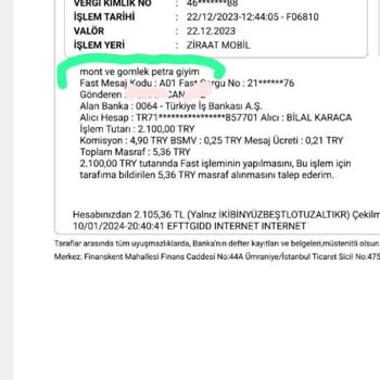 Petra Exclusive Yanlış Ürün Ve Ücret İadesi Yapmayıp Engellediler