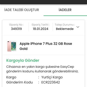 EasyCep Online Alışveriş Sitesinde Yaşanan Değişim Süreci Sorunları