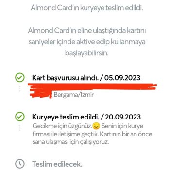 Papara Kart Olmayan Kargo Firması Siparişi