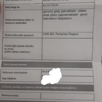 ebebek Garanti Kapsamındaki Ürünün Değişim Sürecinde Yaşanan Sorunlar
