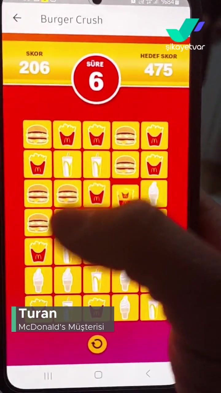 McDonald's Mobil Oyunda Donma Problemi videonun kapak resmi