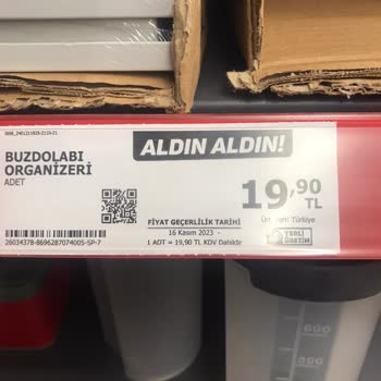 A101 Etiket Ve Kasa Fiyatları Farklı