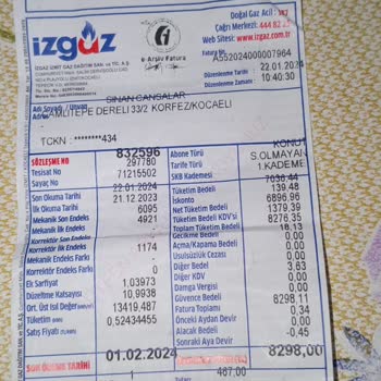 İZGAZ Astronomik Gaz Faturası Şoku!