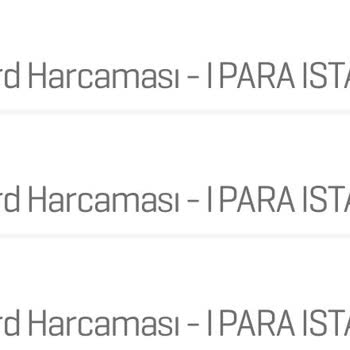 Aypara Hesabımdan 3 Defa Çekim Yaptı