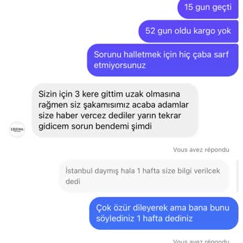 Dogan.butik (Instagram: Liyessa Collection) 56 Gün Türkiye'den, Fransa'ya Kargo Gelmedi, Paramı İadesini Talep Edi