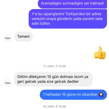 Dogan.butik (Instagram: Liyessa Collection) 56 Gün Türkiye'den, Fransa'ya Kargo Gelmedi, Paramı İadesini Talep Edi