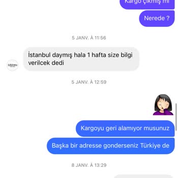 Dogan.butik (Instagram: Liyessa Collection) 56 Gün Türkiye'den, Fransa'ya Kargo Gelmedi, Paramı İadesini Talep Edi